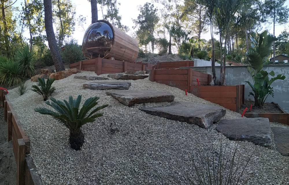 creation sauna jardin